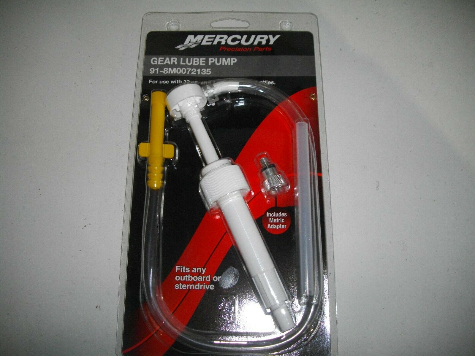 Getriebeöl SAE90 Gear Lube Quicksilver Mercury Mercruiser Getriebeölpumpe  Pumpe Ölpumpe Gearpump 91-850730Q01 91-8M0072135 92-858074Q01 8M0072133